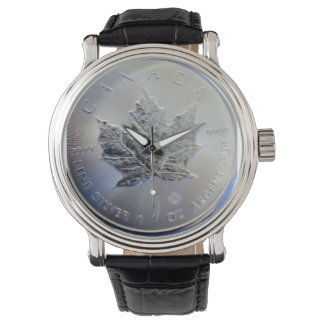 Canadian Pure Silver Maple Leaf  Watch