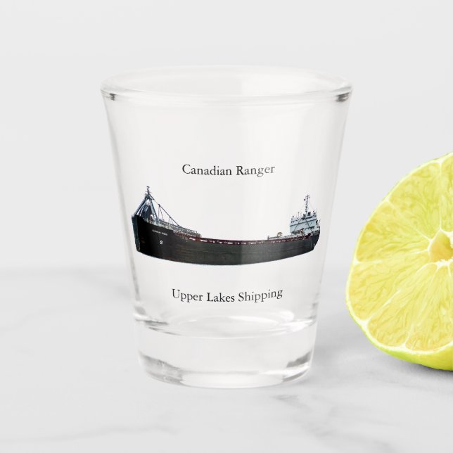 Canadian Ranger shot glass (Front)