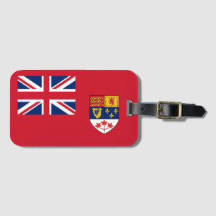 Canadian Red Ensign Flag 1957-1965 Luggage Tag