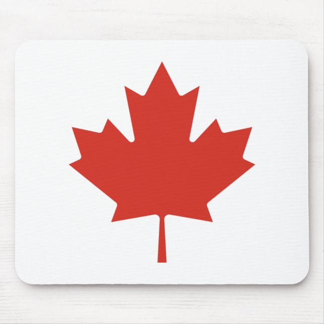Canadian Red Maple Leaf Canada Mouse Mat (Front)