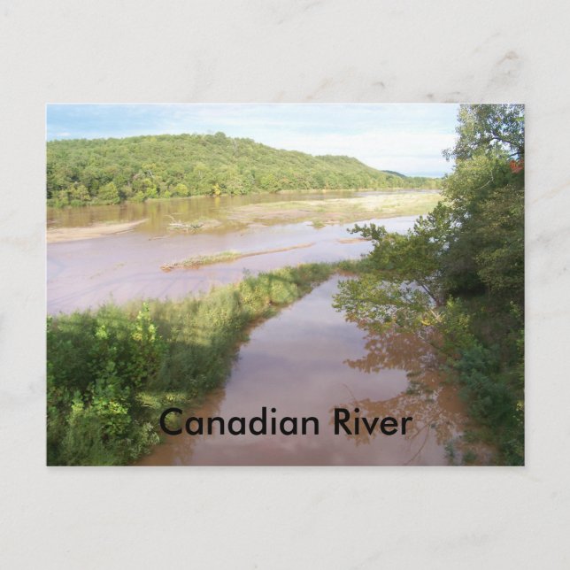 Canadian River(Calvin Okla) Postcard (Front)