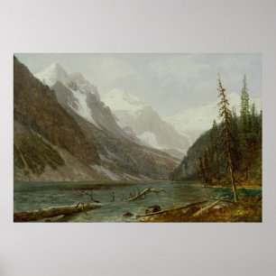 Canadian Rockies (1889) - Albert Bierstadt Poster
