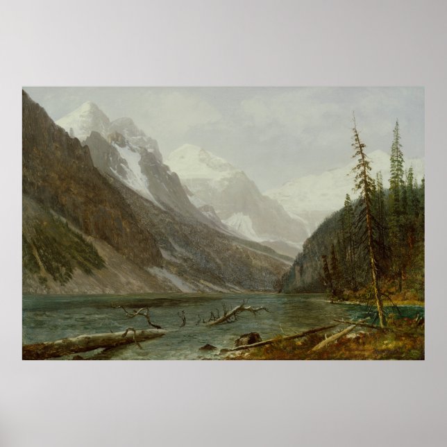 Canadian Rockies (1889) - Albert Bierstadt Poster (Front)