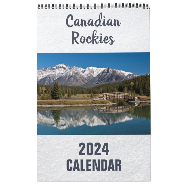 Canadian Rockies 2024 Calendar (Cover)