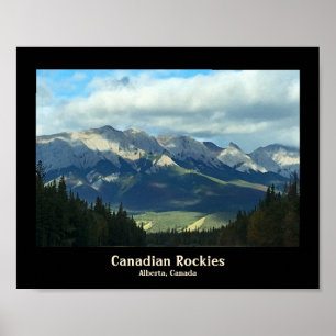 Canadian Rockies, Alberta Canada Wall Poster