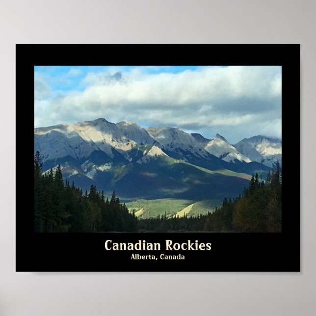 Canadian Rockies, Alberta Canada Wall Poster (Front)