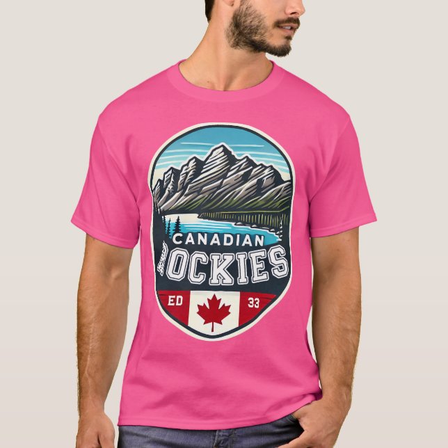 Canadian Rockies Canada Rocky Mountains Souvenir A T-Shirt (Front)