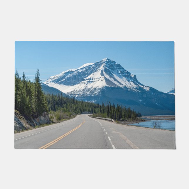 Canadian Rockies - Icefields Parkway Highway 93 Doormat (Front)