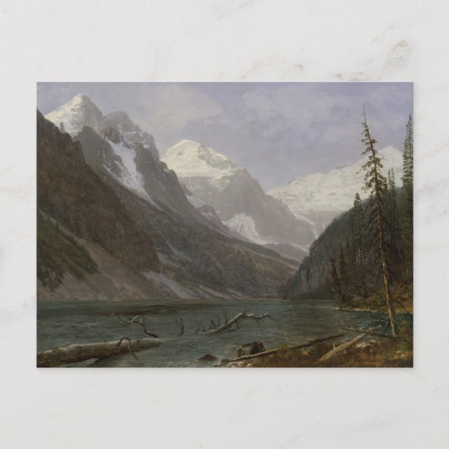 Canadian Rockies Lake Louise | Albert Bierstadt Postcard (Front)
