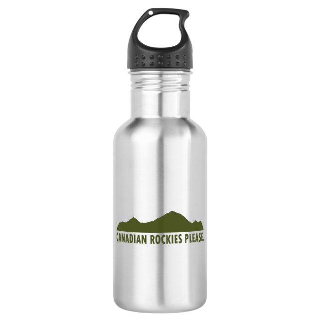 Canadian Rockies Please 532 Ml Water Bottle (Front)