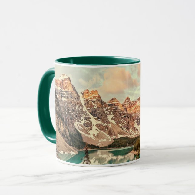 Canadian Rockies stylised Mug (Front Left)