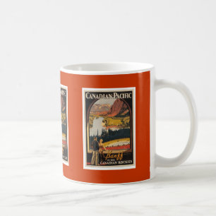 Canadian Rockies Travel Poster Mug