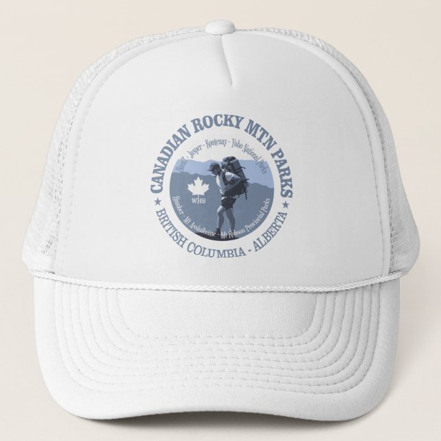 Canadian Rocky Mountain Parks Trucker Hat (Front)