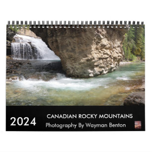 Canadian Rocky Mountains Calendar 2024