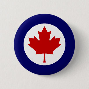 Canadian Roundel 6 Cm Round Badge