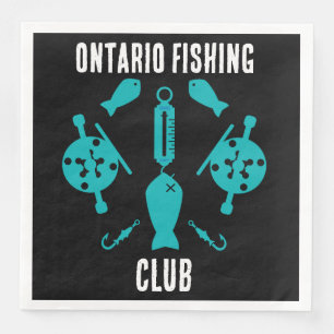 Canadian Salmon Fishing Napkin