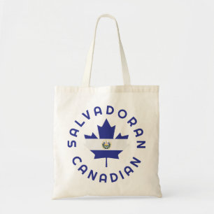Canadian Salvadoran Roots Tote Bag