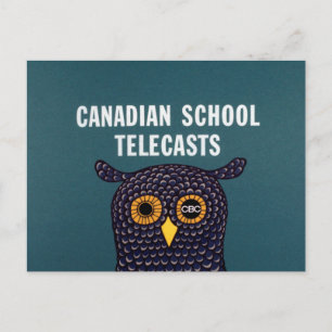 Canadian School Telecasts Postcard
