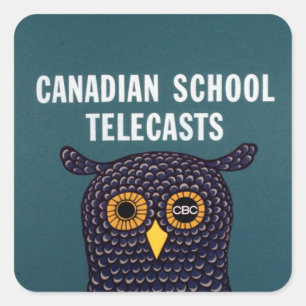Canadian School Telecasts Square Sticker