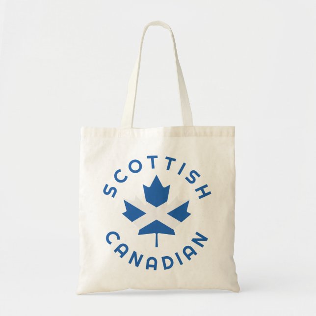 Canadian Scottish Roots Tote Bag (Front)