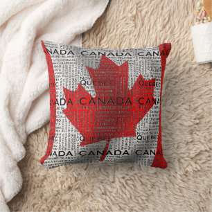 Canadian States & Cities Cushion