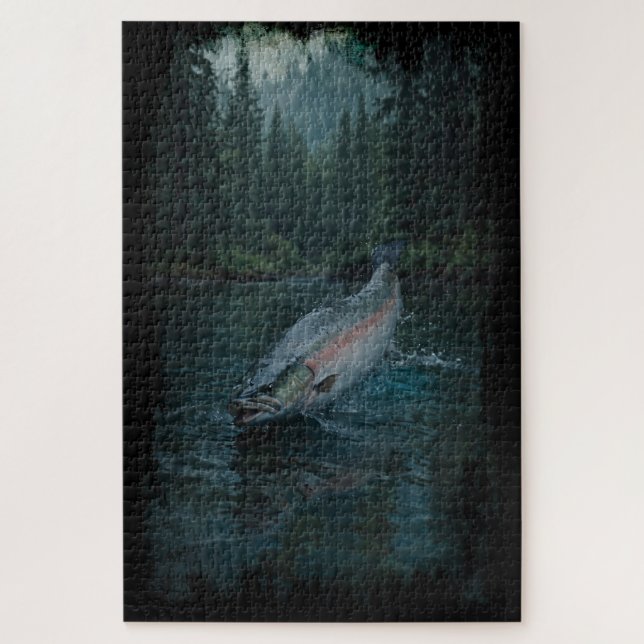 Canadian Steelhead Salmon Jigsaw Puzzle (Vertical)