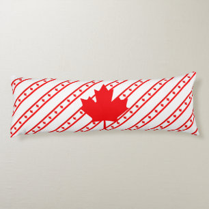 Canadian stripes flag body cushion