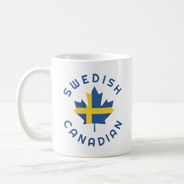 Canadian Swedish Roots Coffee Mug (Left)
