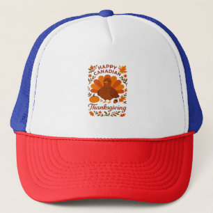 Canadian Thanksgiving Autumn Celebration Classic T Trucker Hat