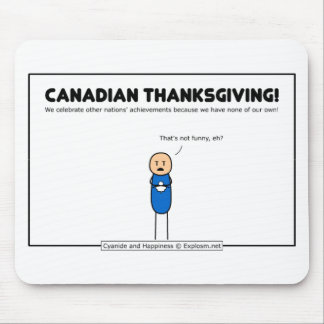 canadian thanksgiving mouse mat