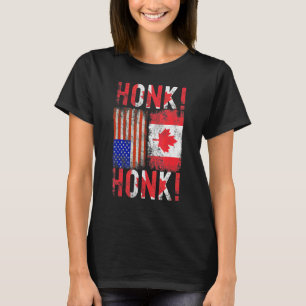 Canadian Trucker Canada Freedom Convoy Honk Honk T-Shirt