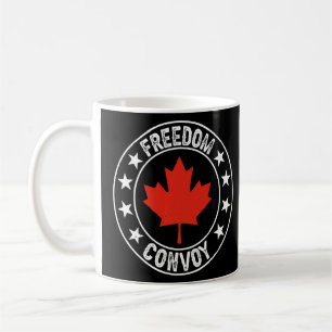 Canadian Truckers Route For Freedom Convoy 2022 Coffee Mug