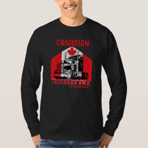 Canadian Truckers Rule Freedom Convoy   T-Shirt