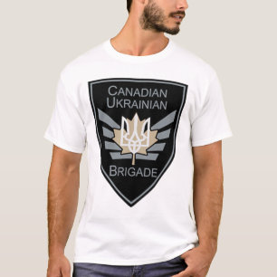 Canadian-ukrainian Brigade Military Ukraine Defens T-Shirt
