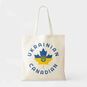 Canadian Ukrainian Roots Tote Bag