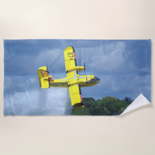 Canadian water bomber 274 beach towel