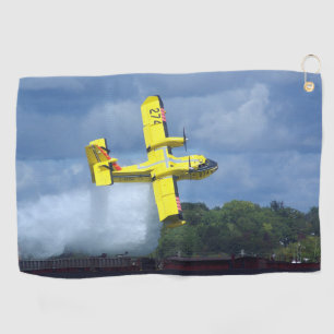 Canadian water bomber 274 golf towel