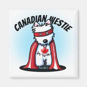 Canadian Westie Magnet