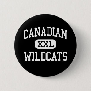 Canadian - Wildcats - High School - Canadian Texas 6 Cm Round Badge