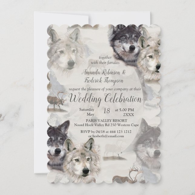 Canadian Wildlife Invitation (Front)