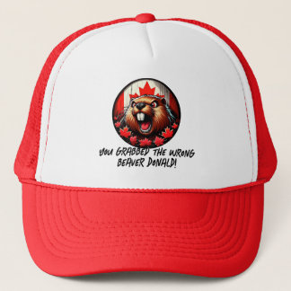 Canadian "Wrong Beaver Donald" Trump Trucker Hat