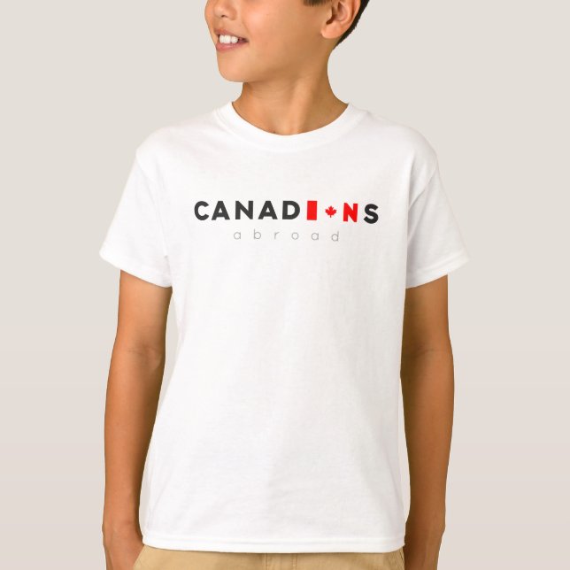Canadians Abroad Kids' Basic T-Shirt (Front)