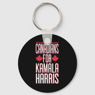 Canadians For Kamala Harris Pro America Election G Key Ring
