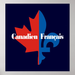 Canadien Francais Poster