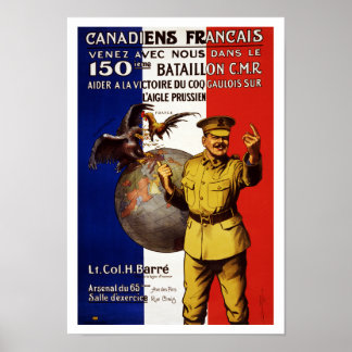 Canadiens Francais Poster