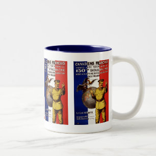 Canadiens Francais Two-Tone Coffee Mug