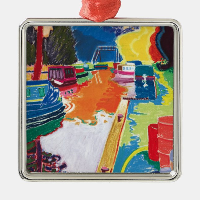 Canal at Dundas Metal Tree Decoration (Front)