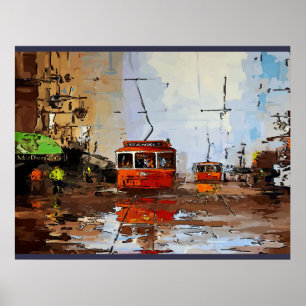 Canal at Rampart, Streetcars 2 Poster