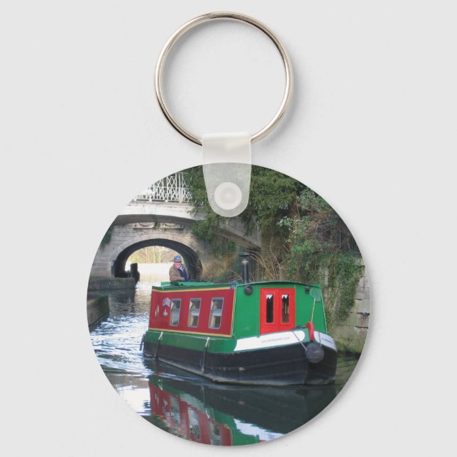 Canal boat Key ring (Front)