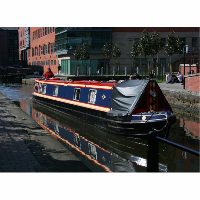 Canal Boat Standing Photo Sculpture (Front)